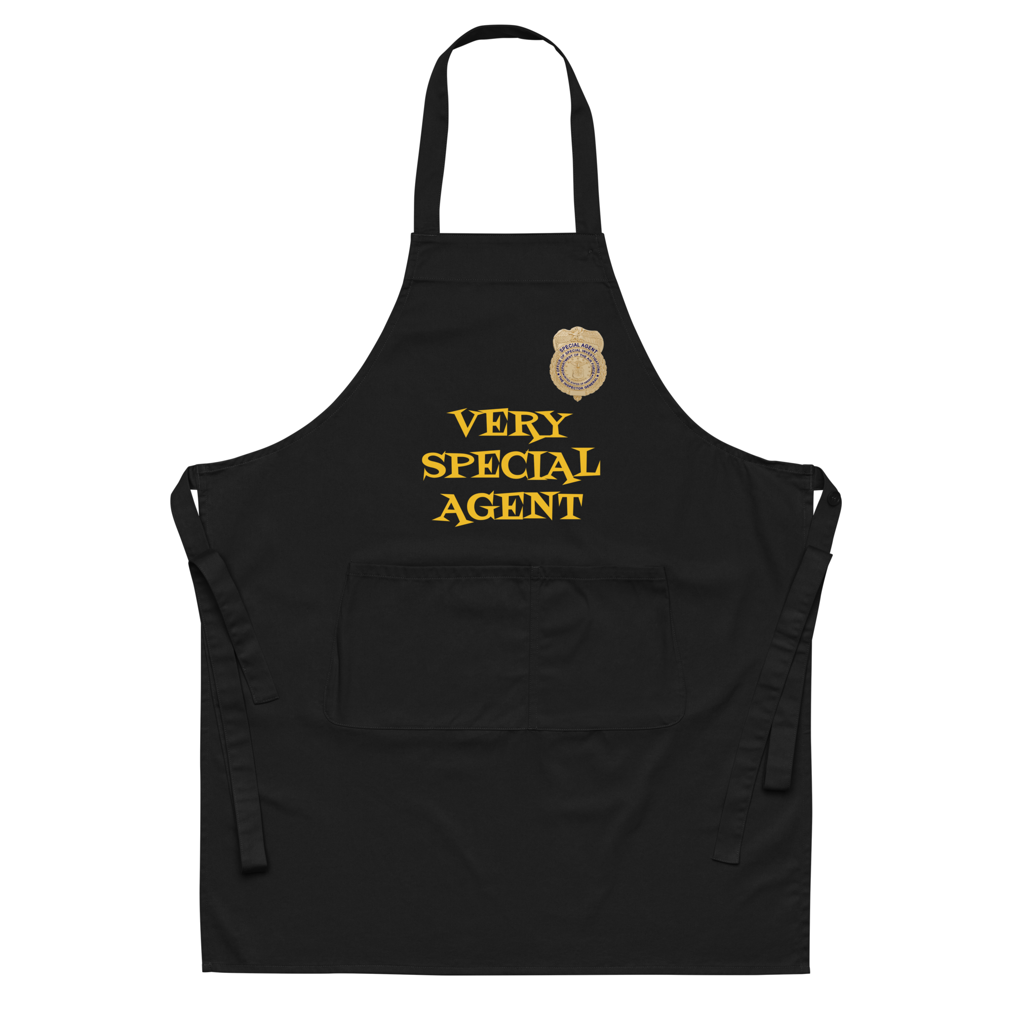 "Very Special Agent" OSI Badge Organic cotton apron