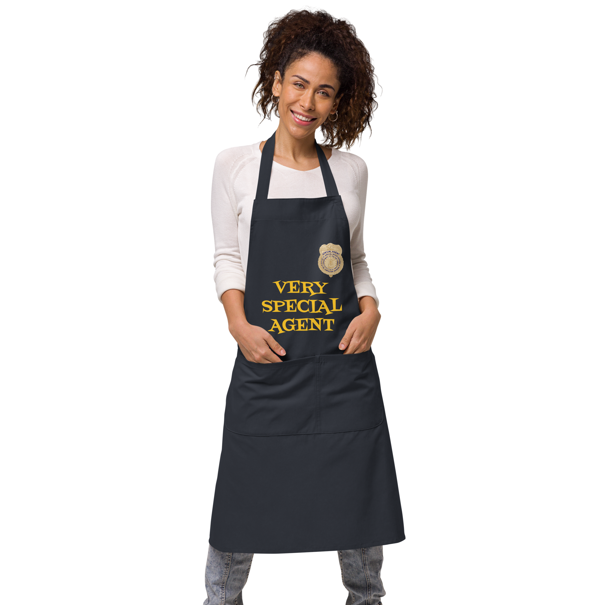 "Very Special Agent" OSI Badge Organic cotton apron