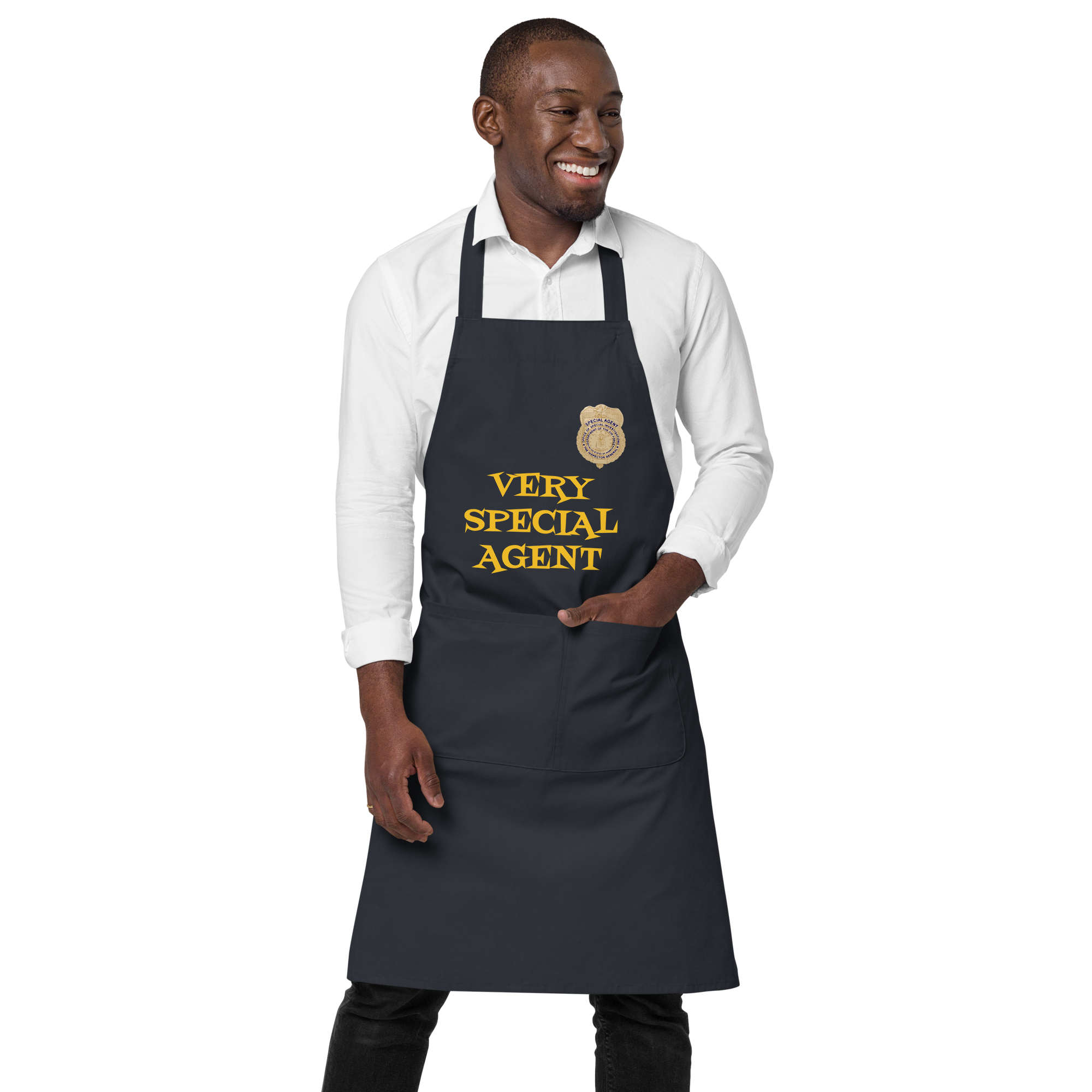 "Very Special Agent" OSI Badge Organic cotton apron
