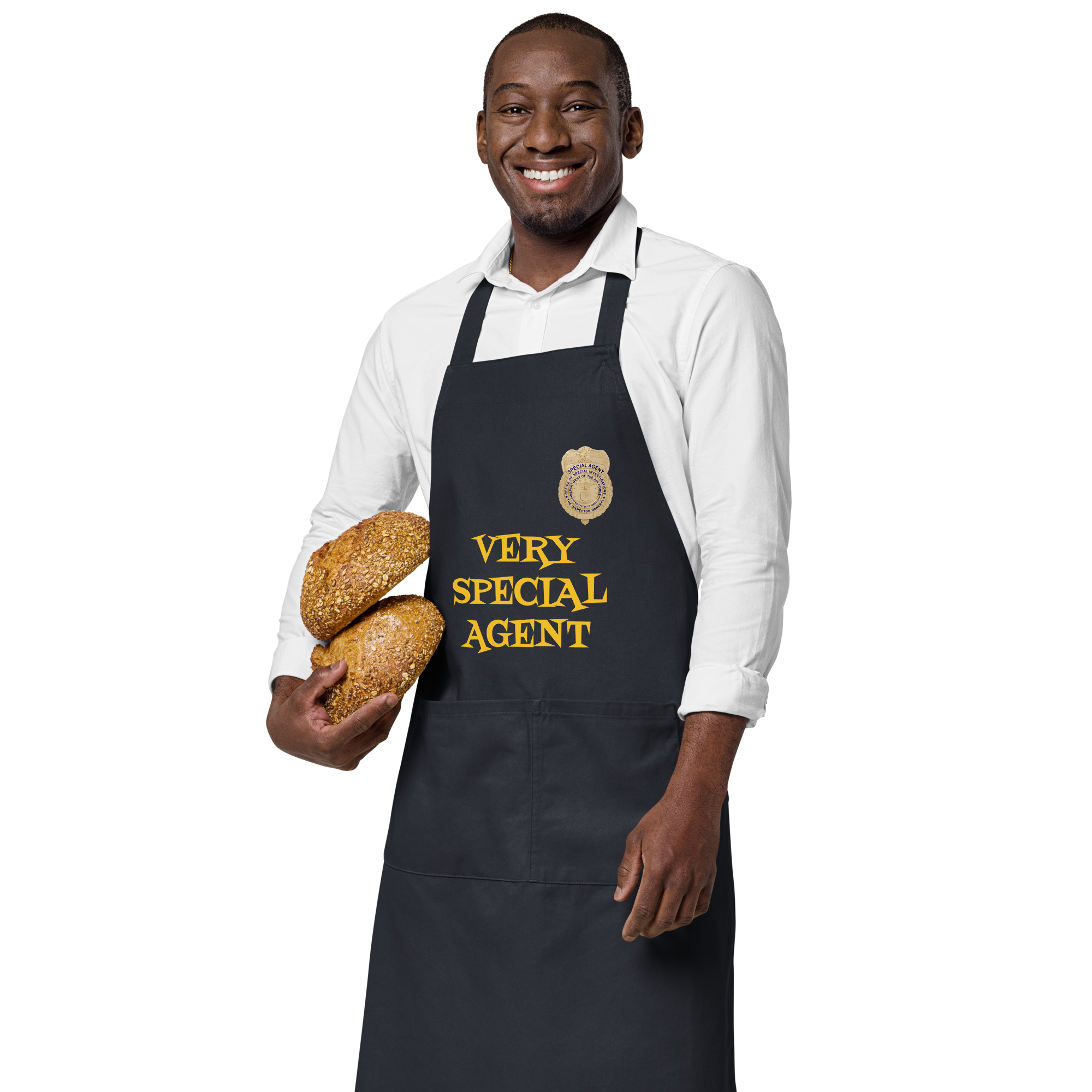 "Very Special Agent" OSI Badge Organic cotton apron