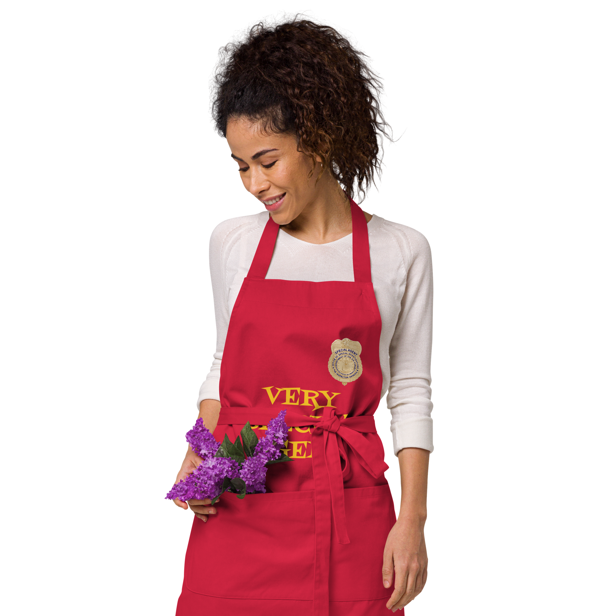 "Very Special Agent" OSI Badge Organic cotton apron