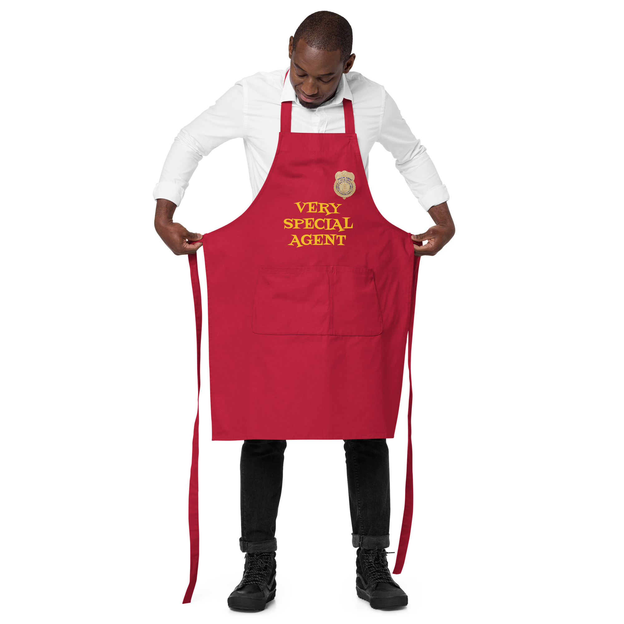 "Very Special Agent" OSI Badge Organic cotton apron