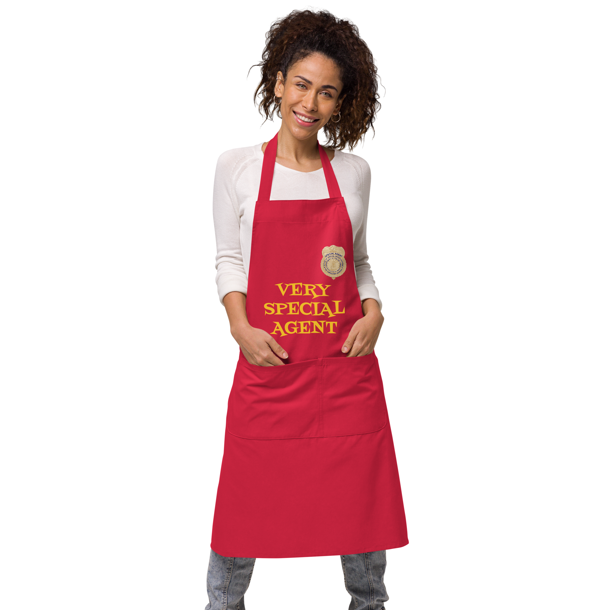"Very Special Agent" OSI Badge Organic cotton apron