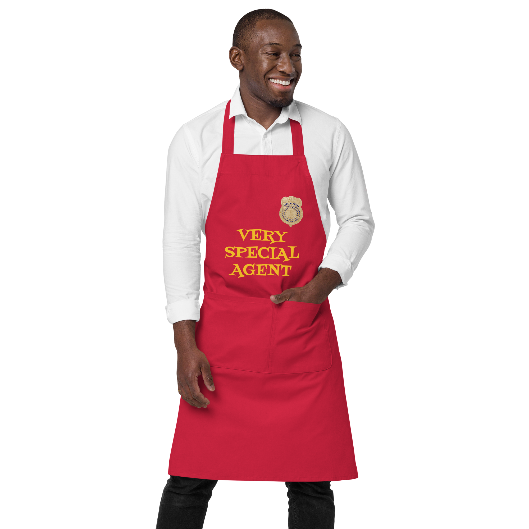 "Very Special Agent" OSI Badge Organic cotton apron