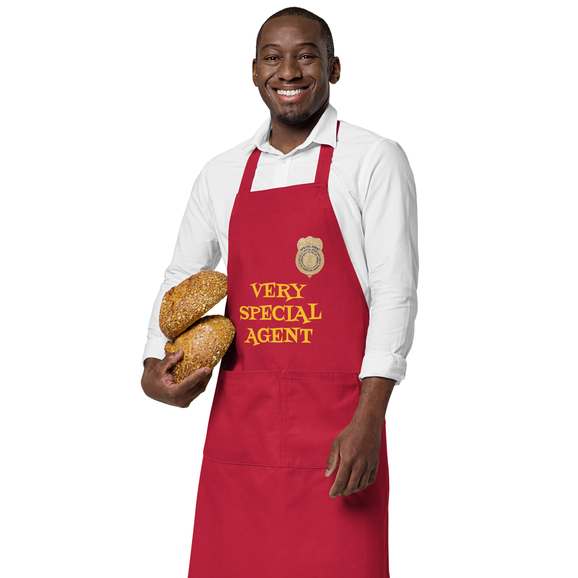 "Very Special Agent" OSI Badge Organic cotton apron