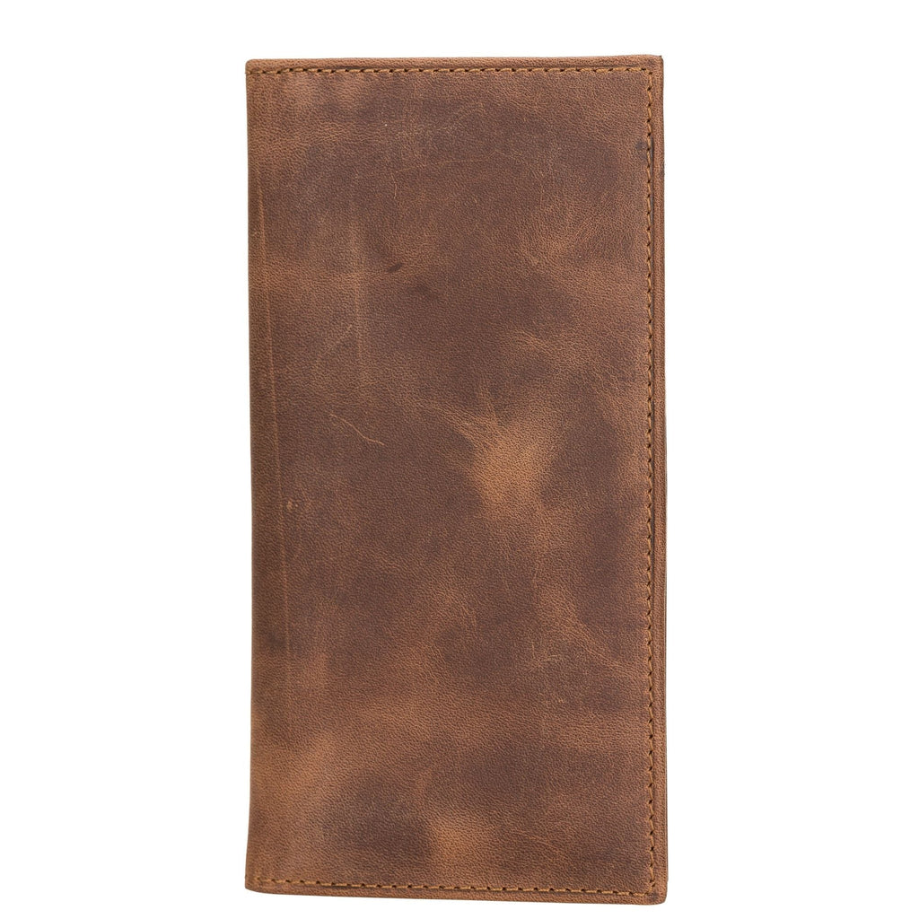 Ouray Handmade Full-Grain Leather Long Wallet for Men and Women