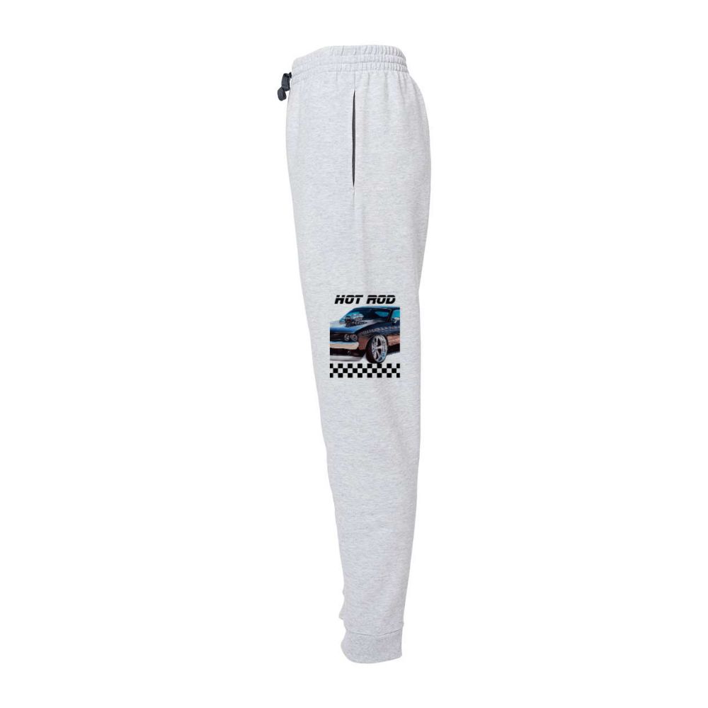 Hot Rod Design Men's White Joggers
