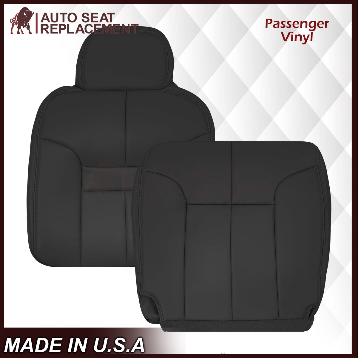 1994 - 1997 Dodge Ram Laramie SLT 1500 2500 3500 Seat Covers in Black: Choose From Variation
