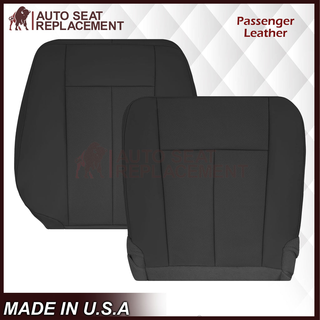 2007-2014 Ford Expedition Perforated Replacement Seat Cover In Black