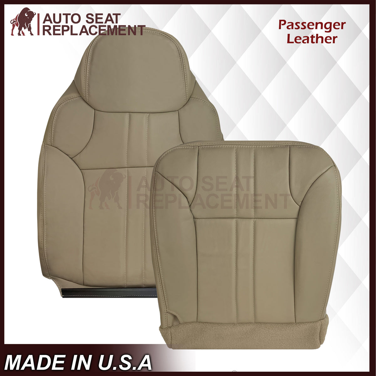 2000-2001 Ford Excursion XLT Seat Cover in Tan: Choose From Variation