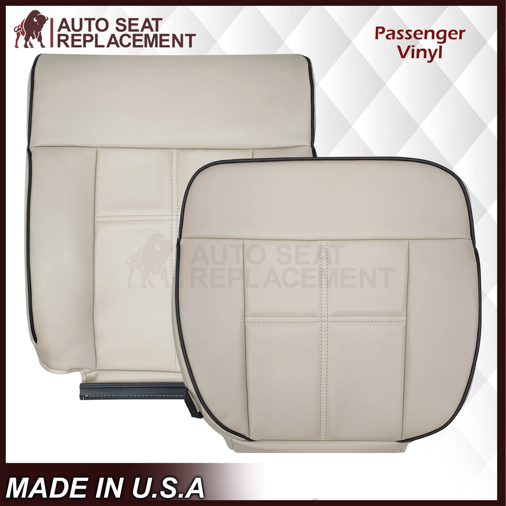 2006 2007 2008 Lincoln Mark LT Front Replacement Seat Covers in Medium Light Parchment Tan: Choose From Variants