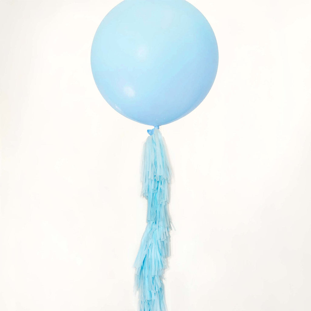 Pastel Blue Tassel Tail
