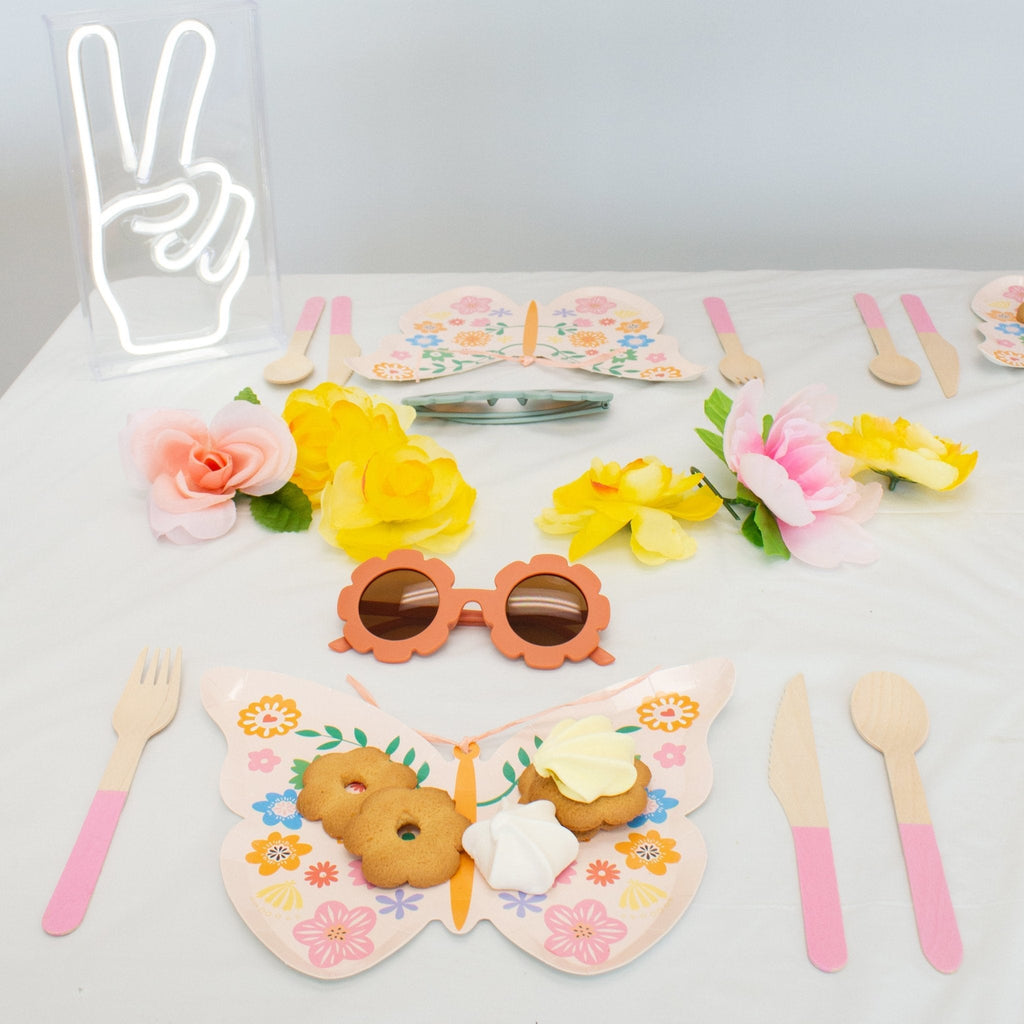 Pastel Pink Wooden Utensil Set – 24ct | ON SALE!!