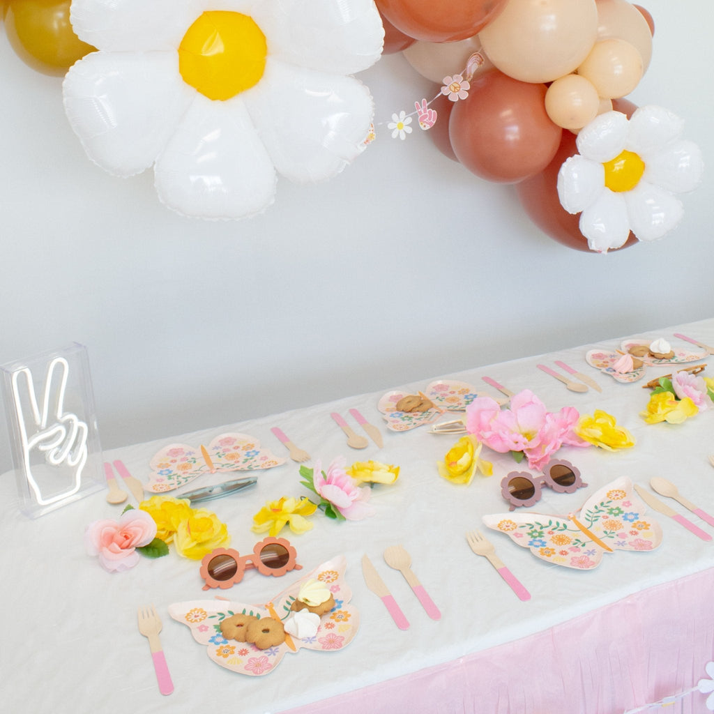 Pastel Pink Wooden Utensil Set – 24ct | ON SALE!!