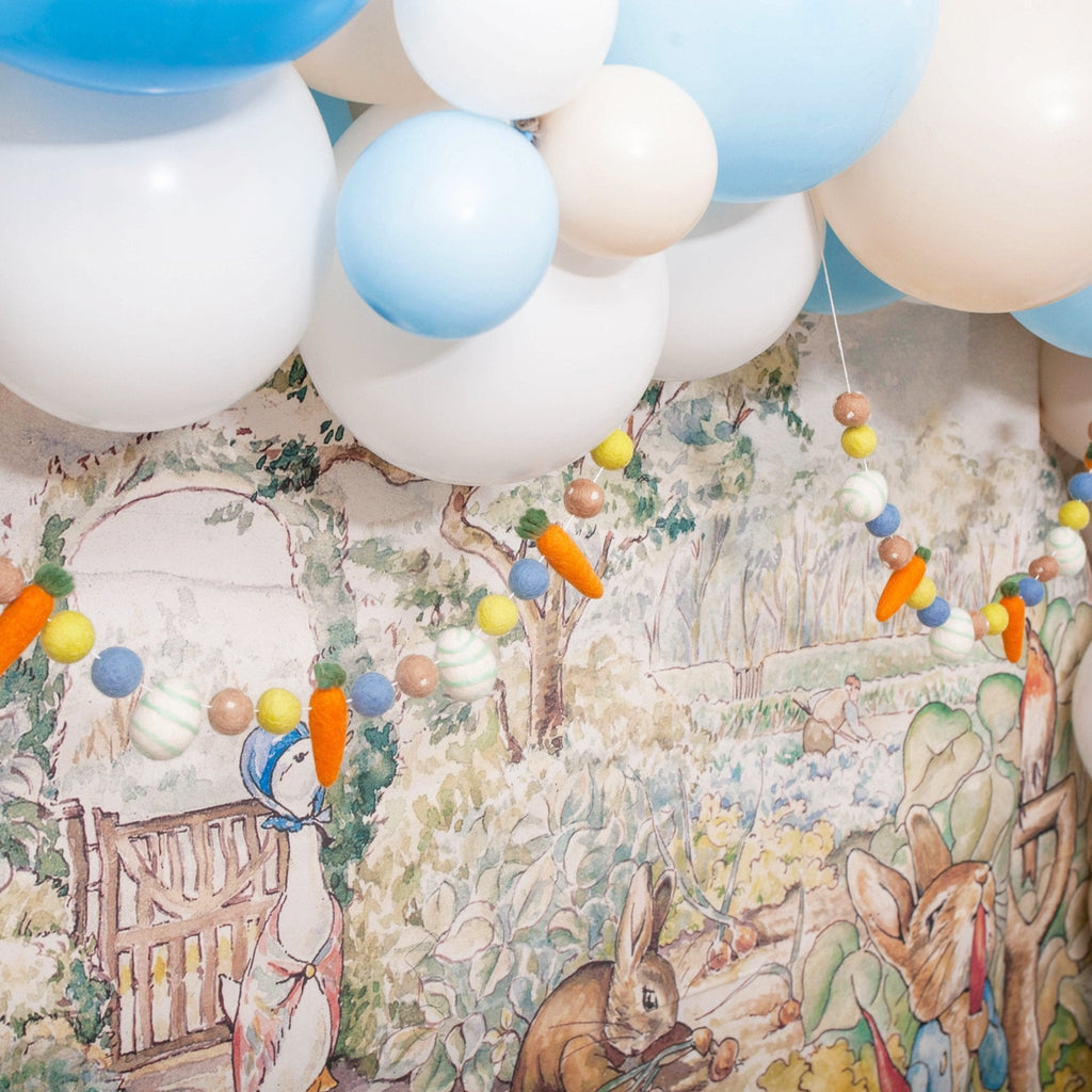Peter Rabbit Pastel Blue and White Balloon Garland Kit