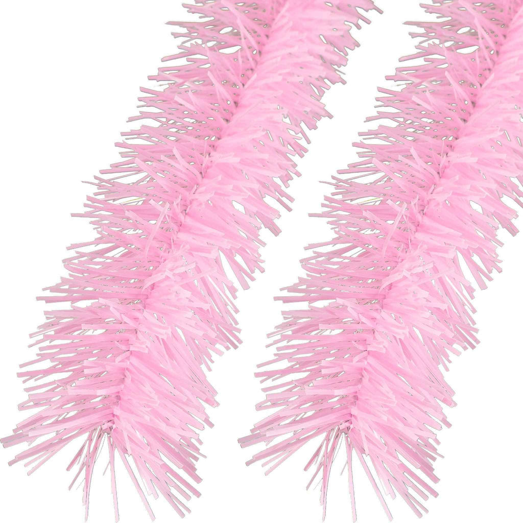 Pink Tinsel Garland