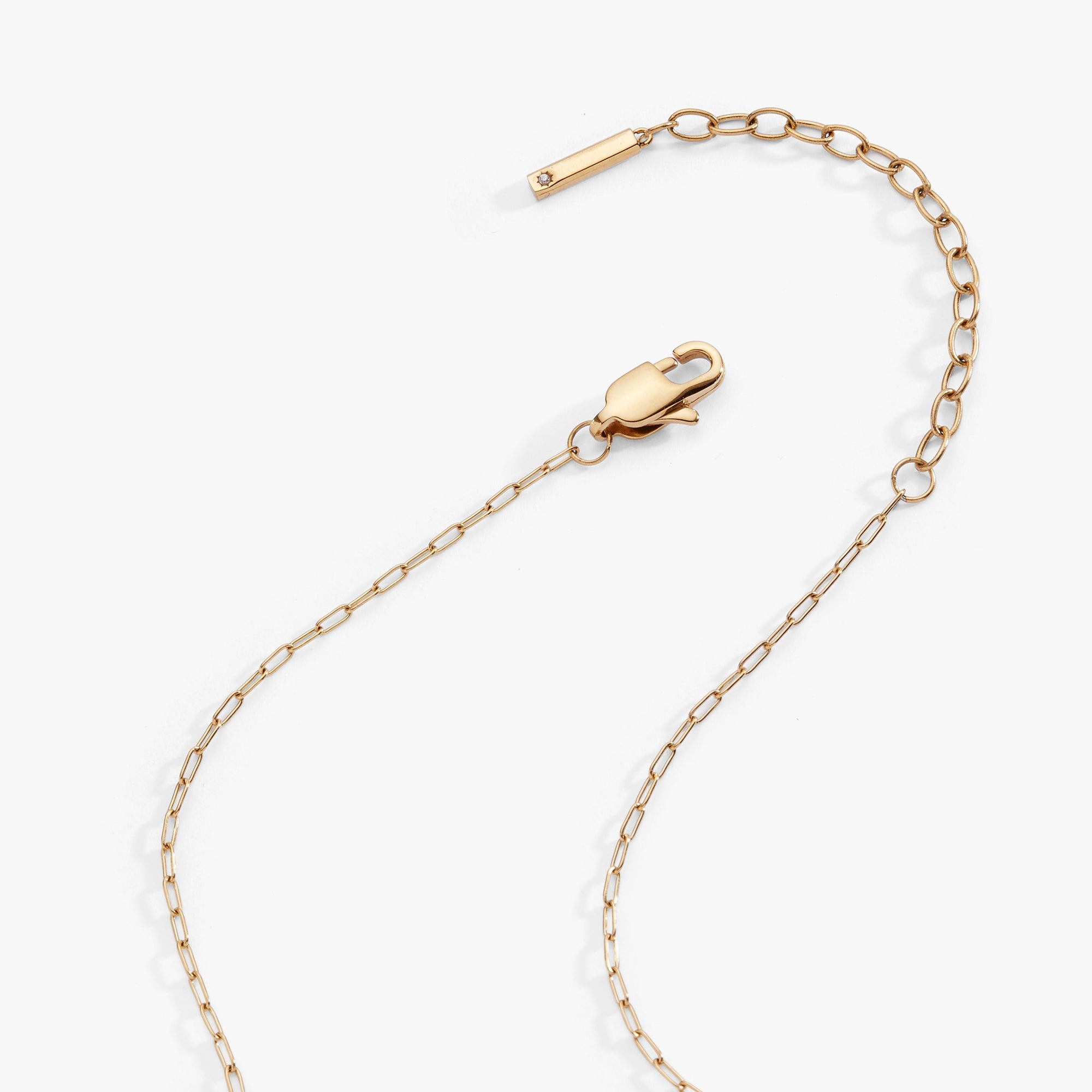 Pisces Zodiac Charm Cluster Necklace