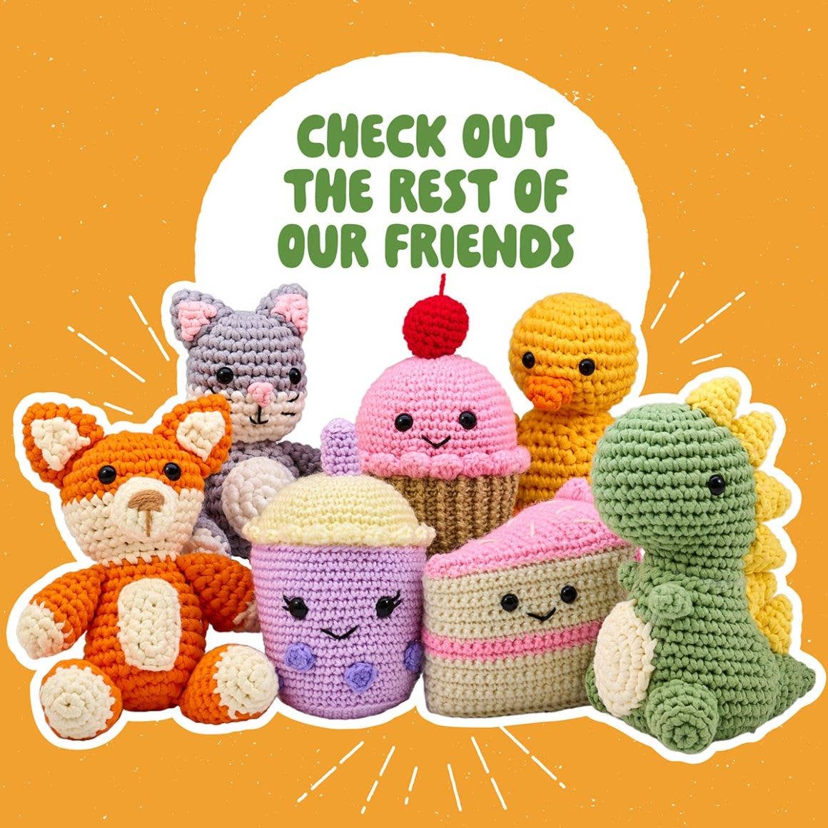 Pete the Pizza Amigurumi Crochet Kit – Cute & Beginner-Friendly