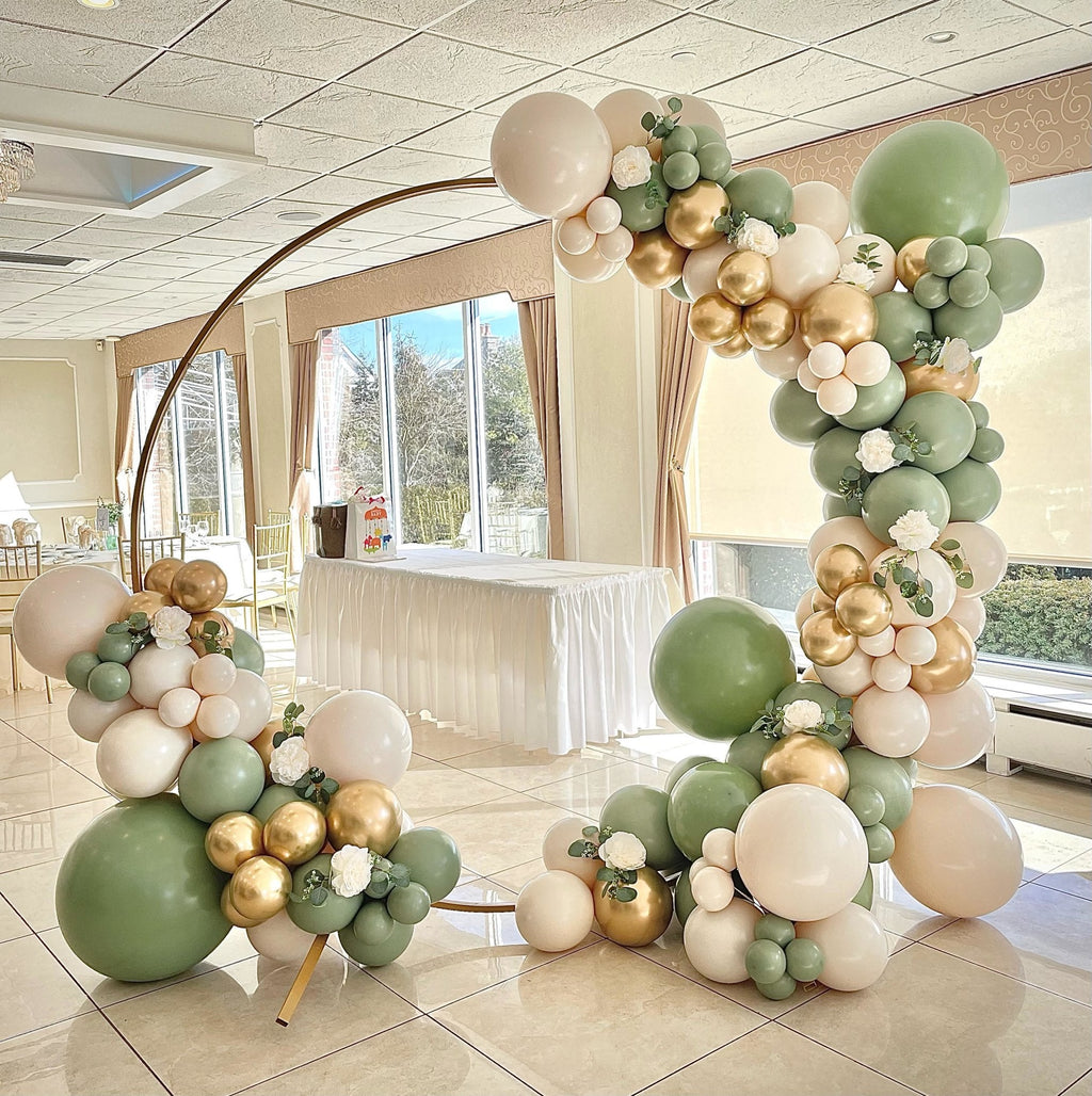 Premium Linen Latex Balloon Cluster (5", 11” and 17”)