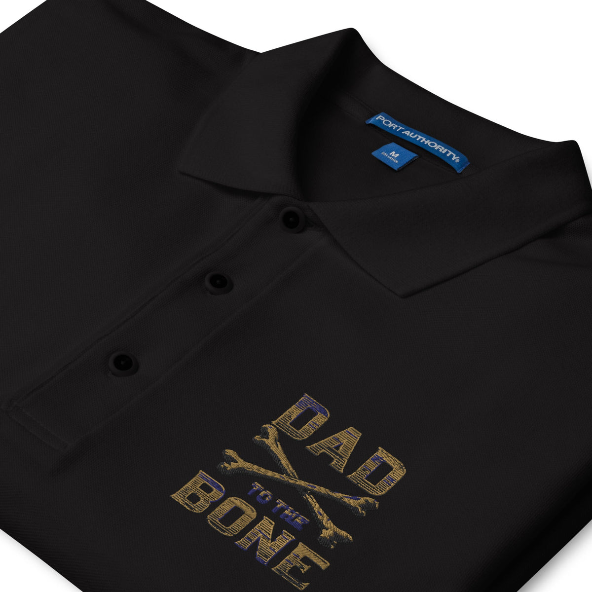 Dad to the Bone Men's Premium Polo Shirt