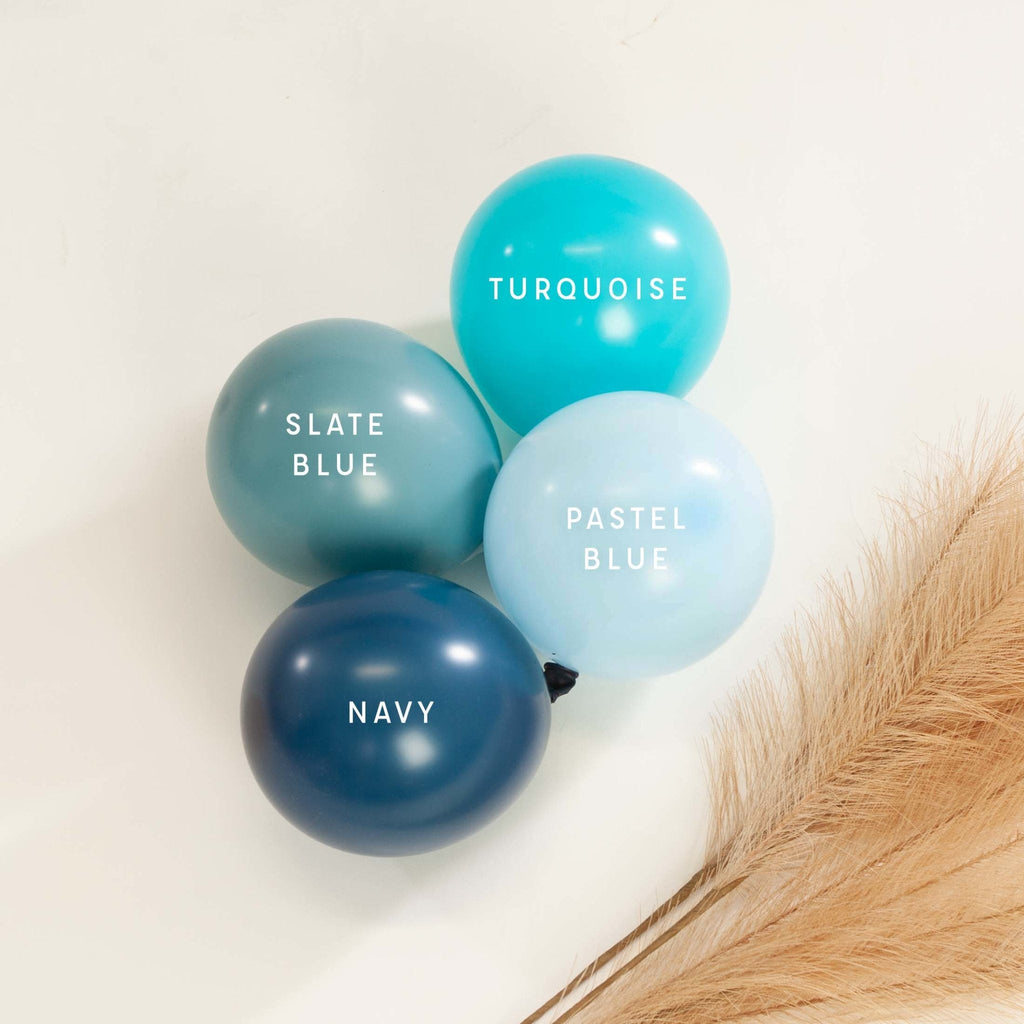 Premium Teal Turquoise Latex Balloon Packs (5", 11”, 16", 24” and 36")