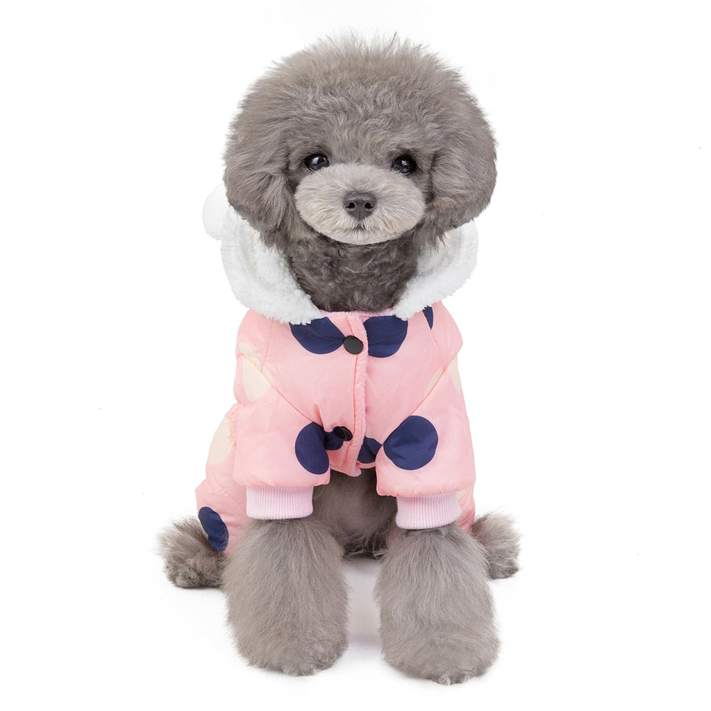Big Polka Dot Snowsuit Jumpsuit