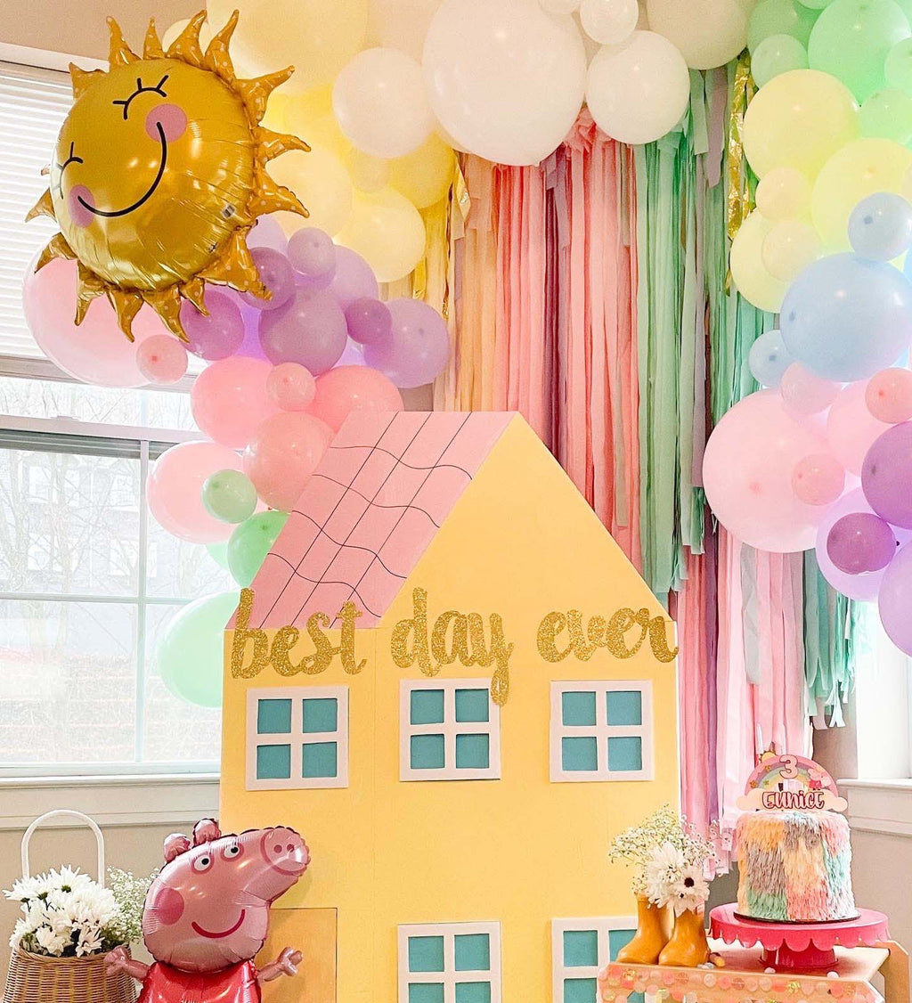 Purple Balloon Garland