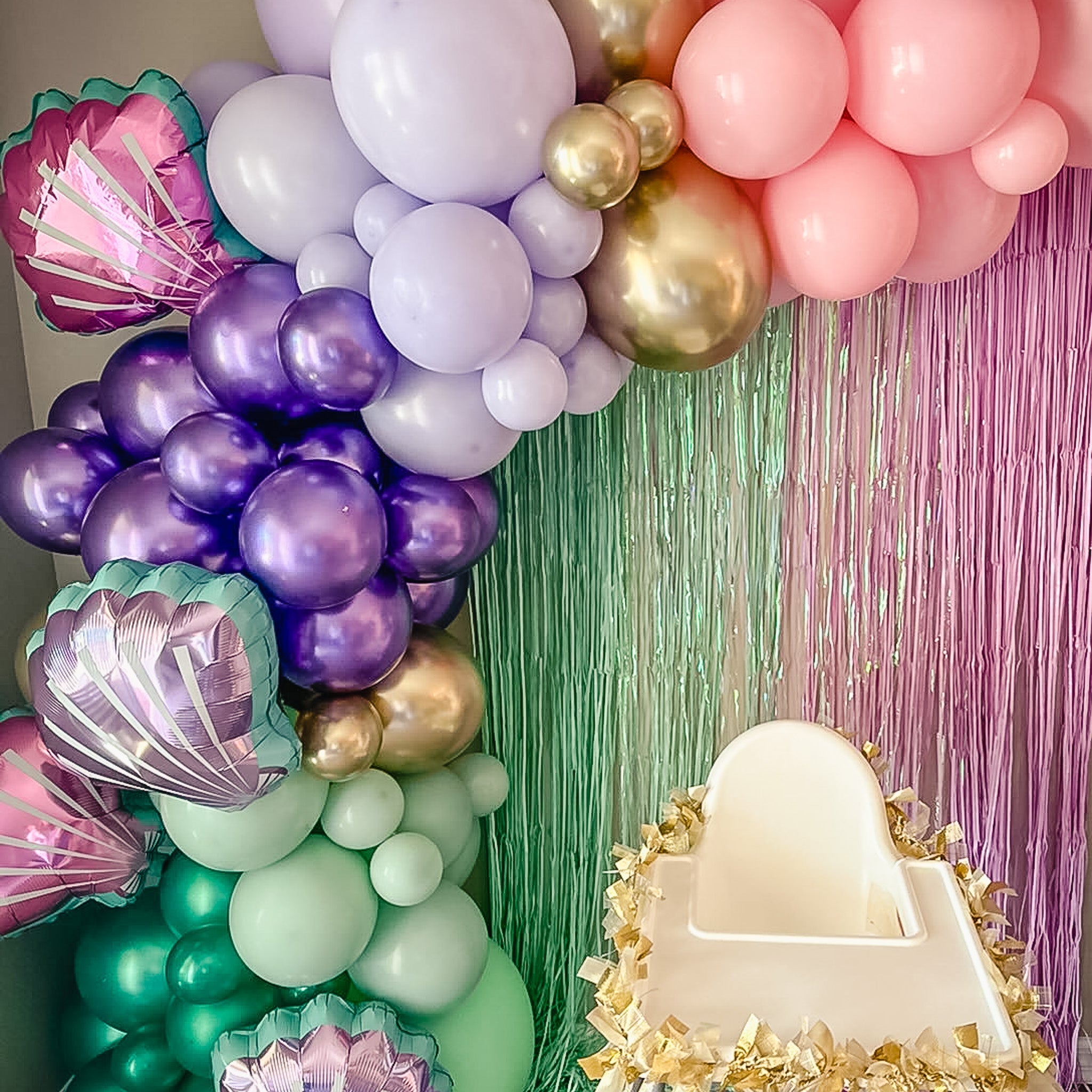 Purple Seashell Balloon