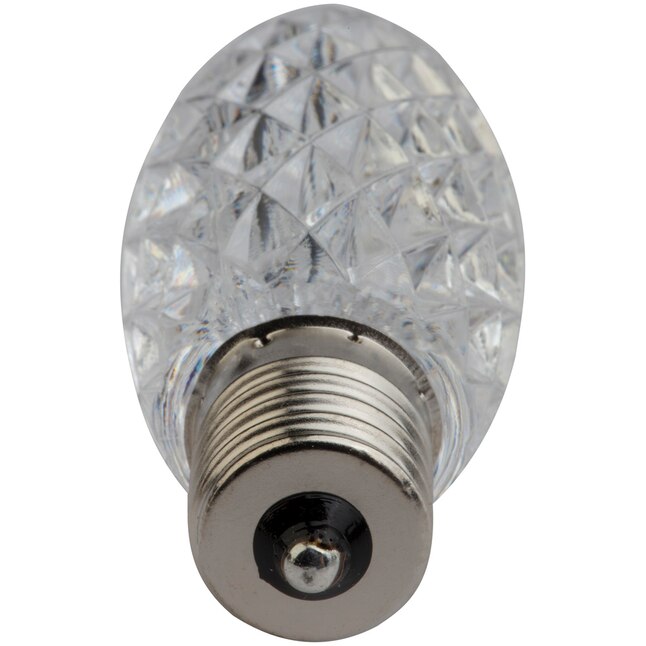 Warm White LED C-9 Lightbulbs - 25 Pack