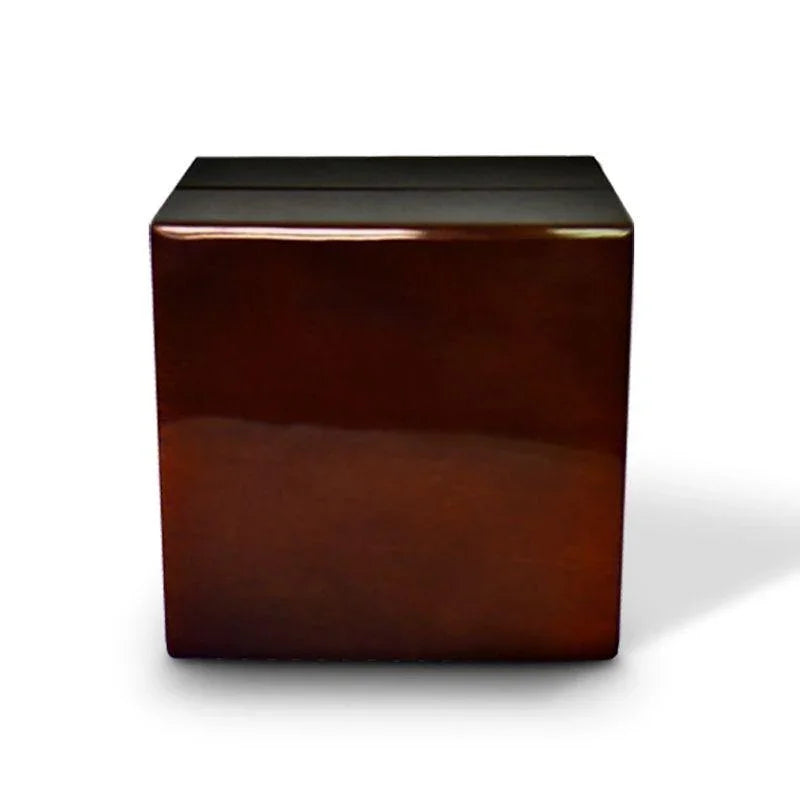 Light up Engraved Chocolate Dark Wood Personalized Wooden Wedding Ring Box