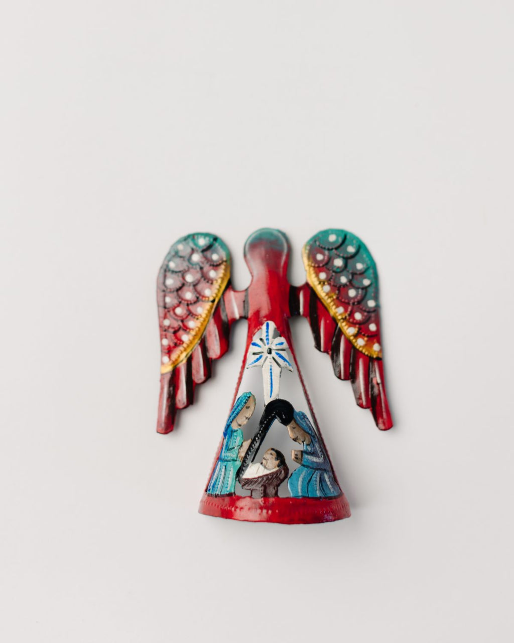 Painted Metal Angel