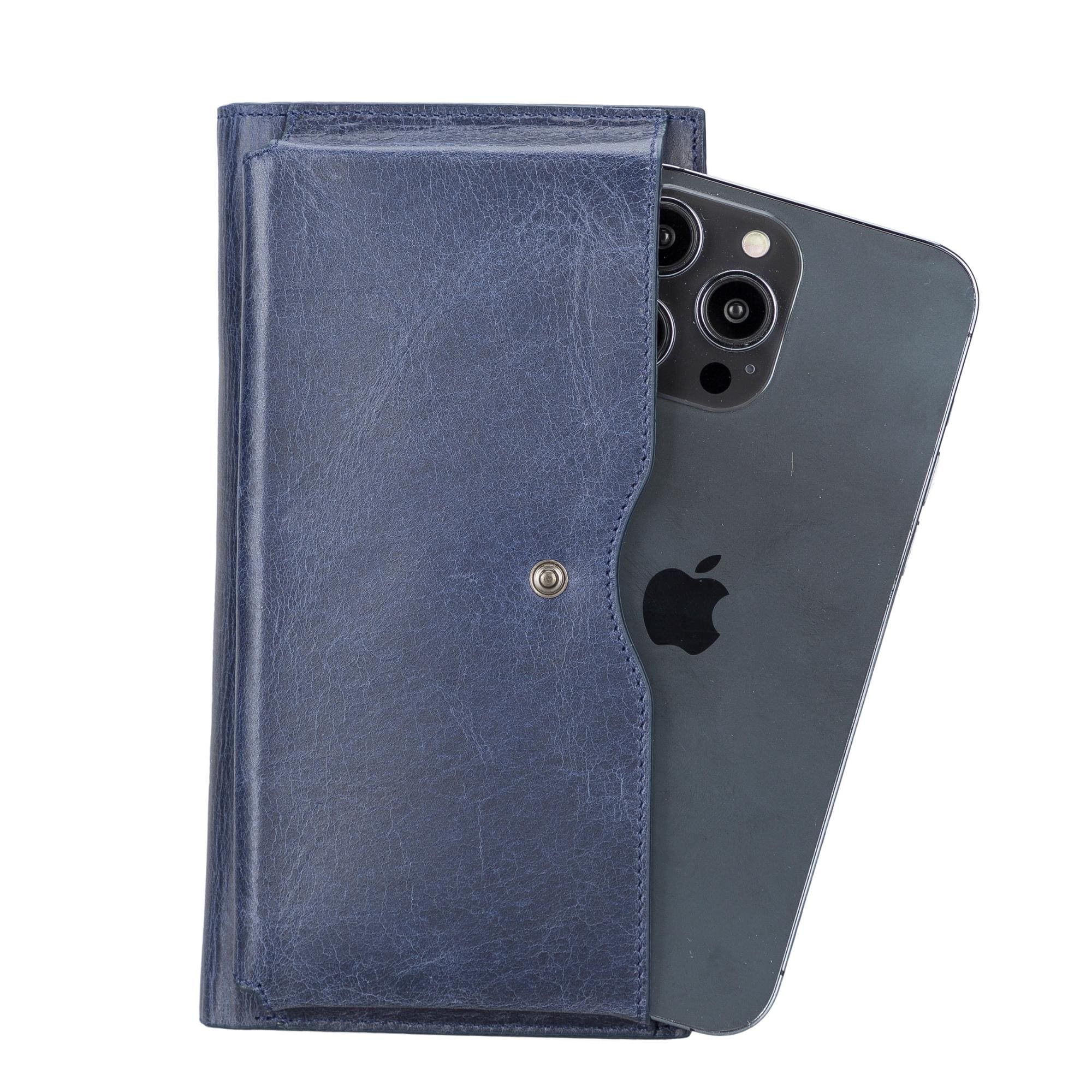 Riverton Women's Leather Wallet with Cell Phone Section