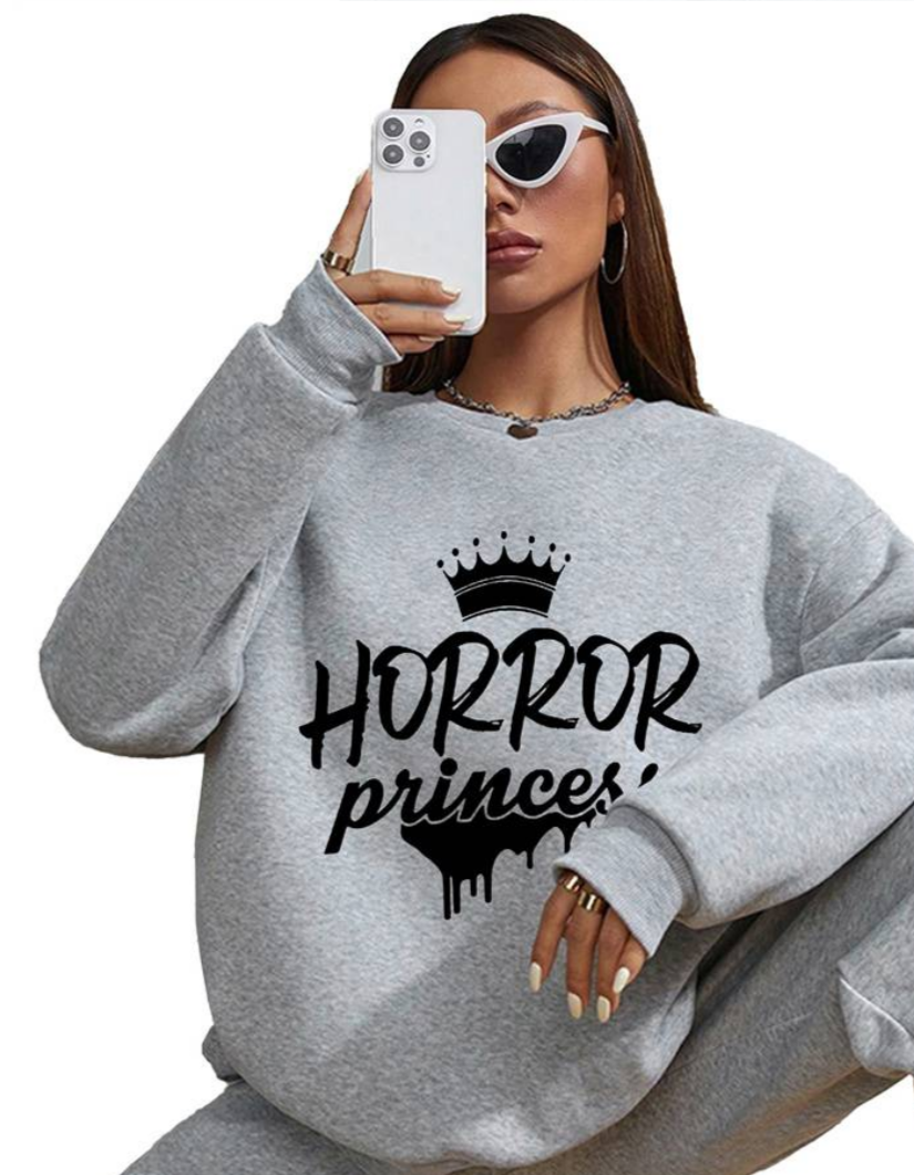 Women's Horror Princess Long Sleeve Sweatshirt