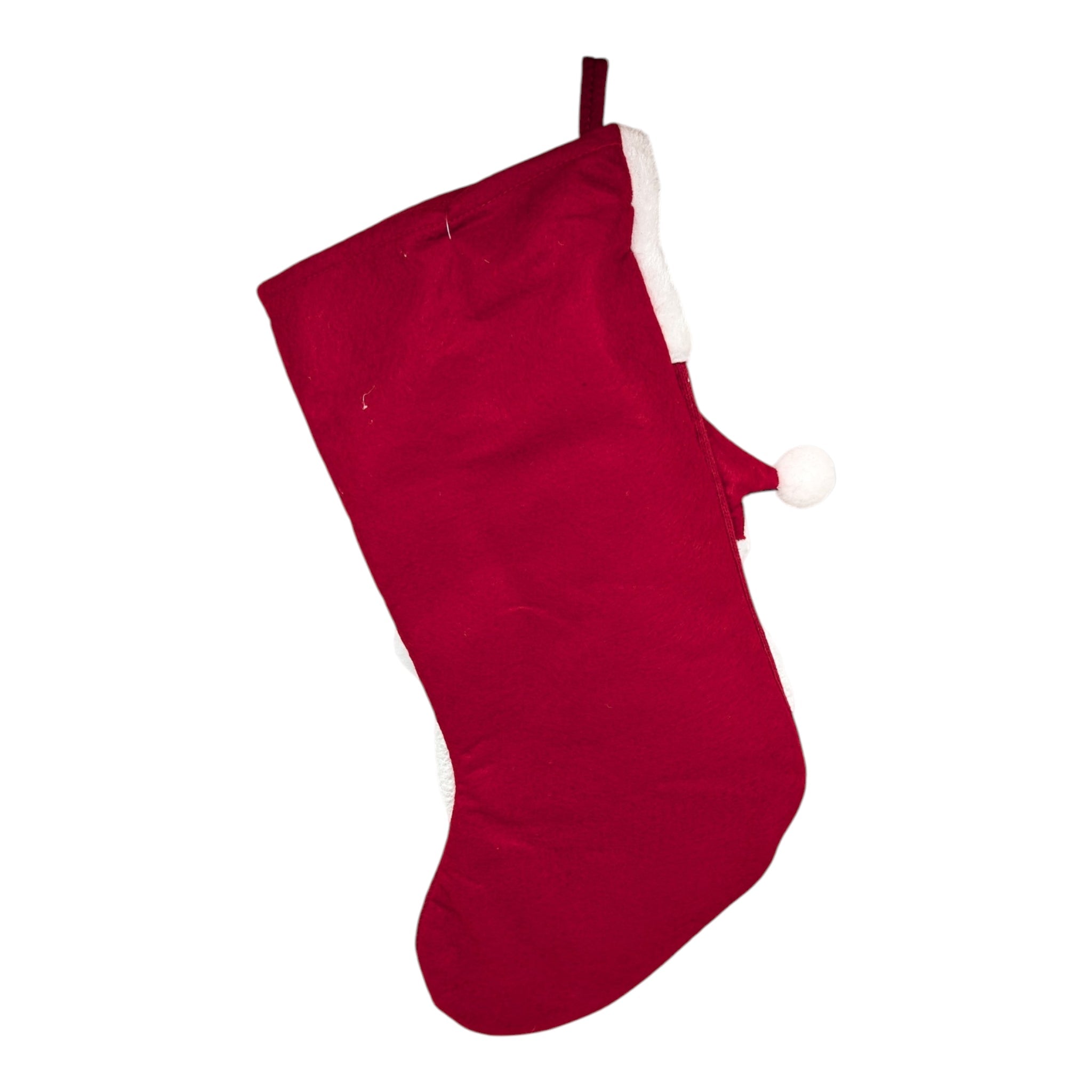 Joyful Santa Plush Stocking