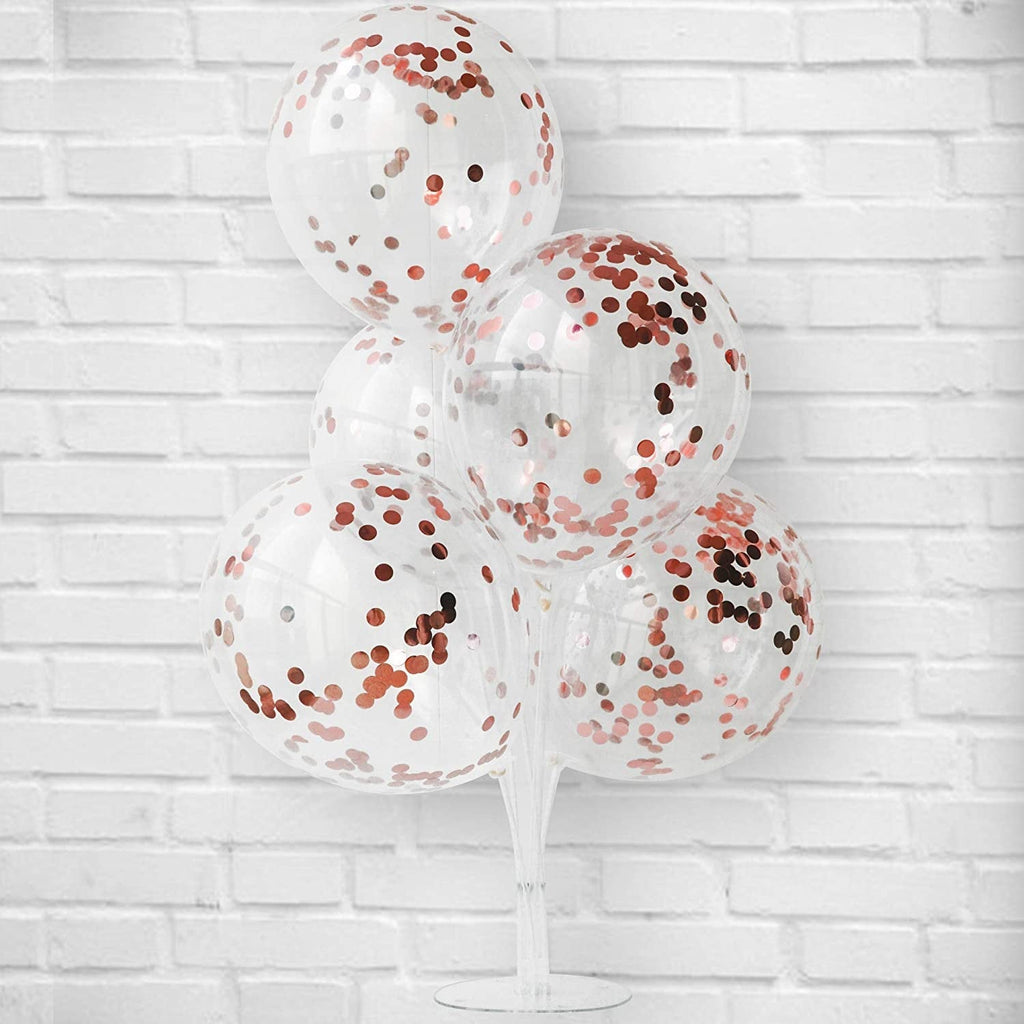 Rose Gold & Pearl White Balloon Garland Kit