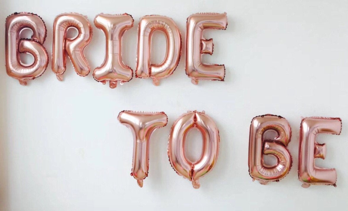 Bride to Be Balloon Banner