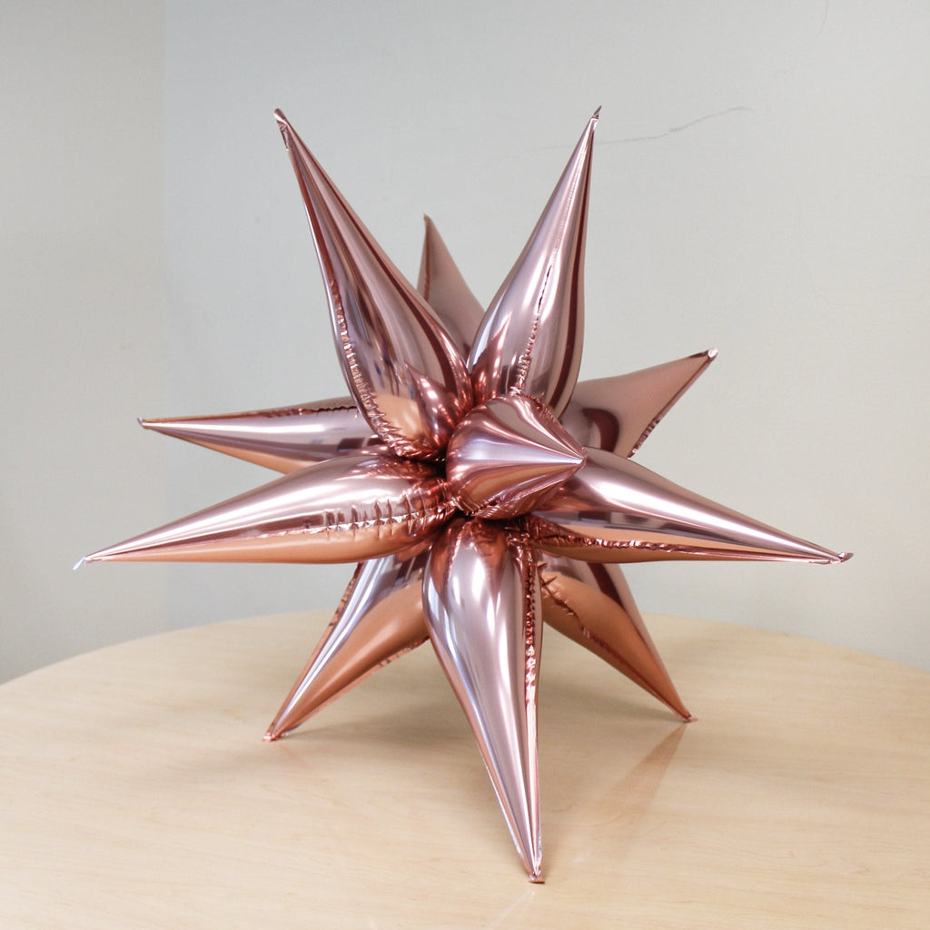 Rose Gold Starburst Balloon