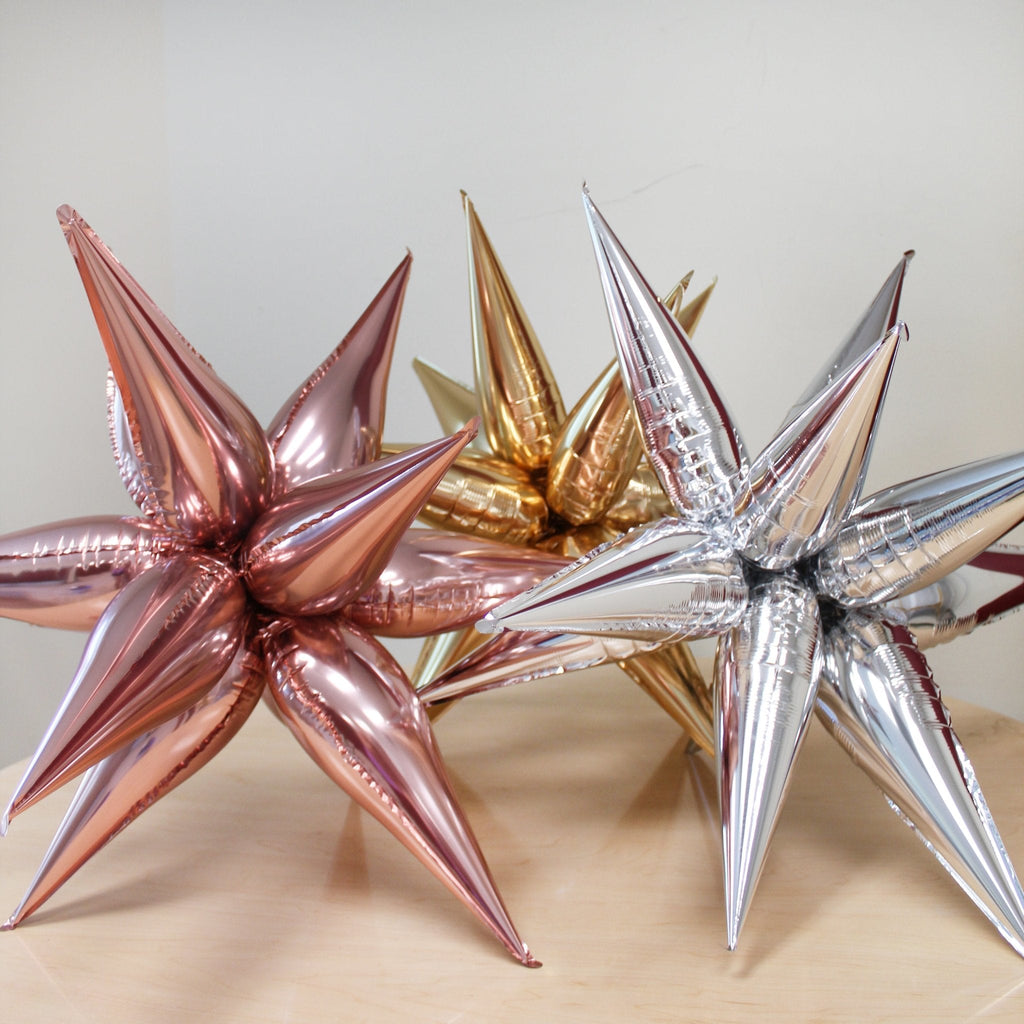 Rose Gold Starburst Balloon