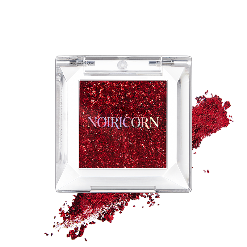 NOIRICORN X @ghoul.in.japan retro glam holiday limited Single Duochrome Eyeshadow Collection - #Ruby Flame