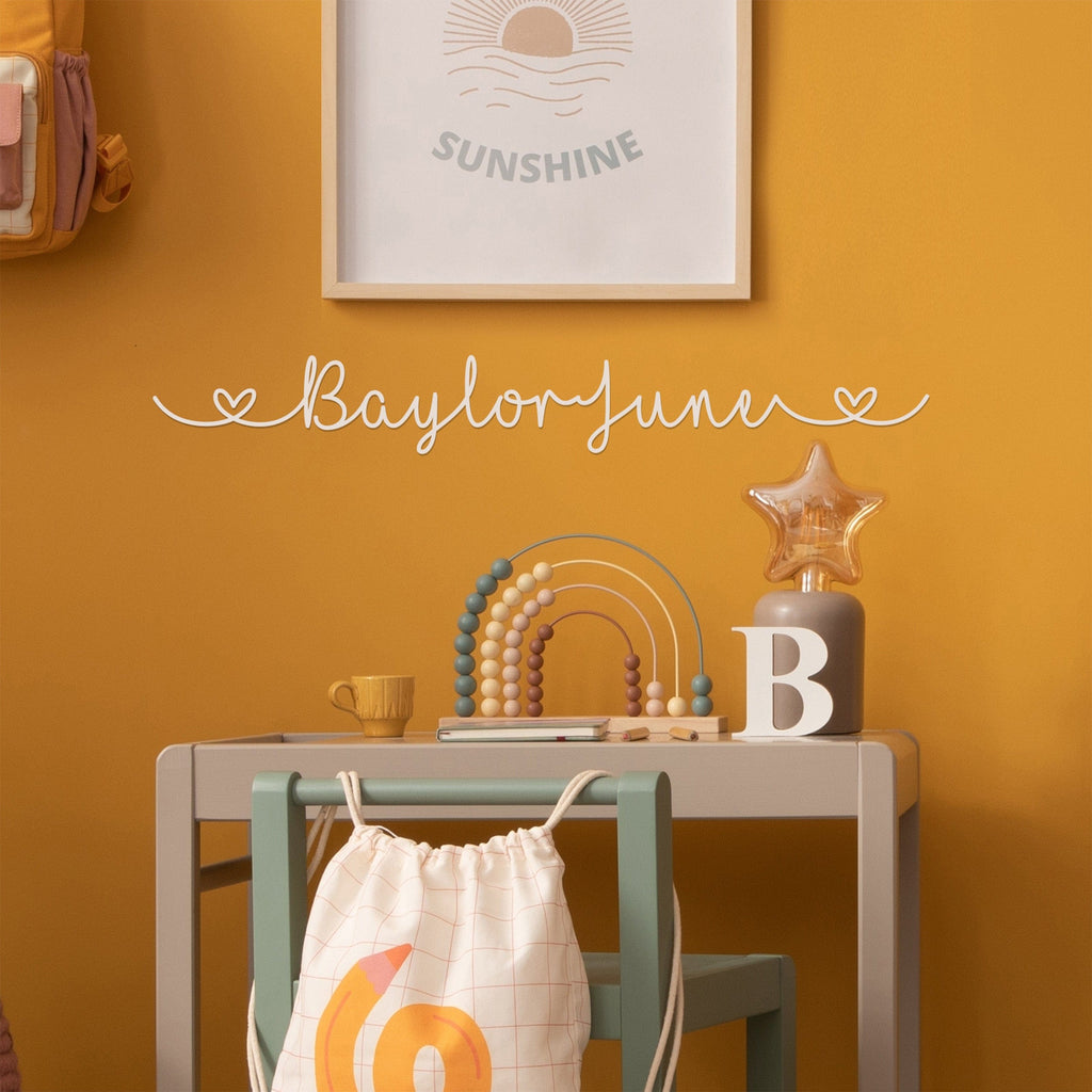 [COL] I Heart You – Little Love Edition | Personalized Kids Name Sign