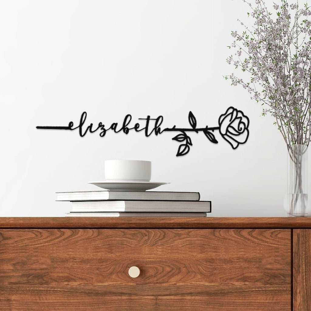 [COL] Flower Pick- Set of 3 Metal Flowers