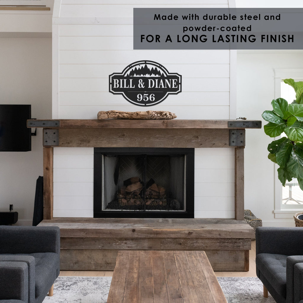 [COL] Home on the Range Oversized Address Plaque - House Number Sign