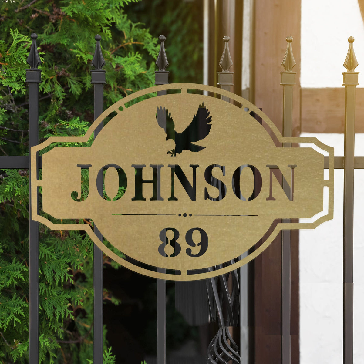[COL] Home on the Range Oversized Address Plaque - House Number Sign