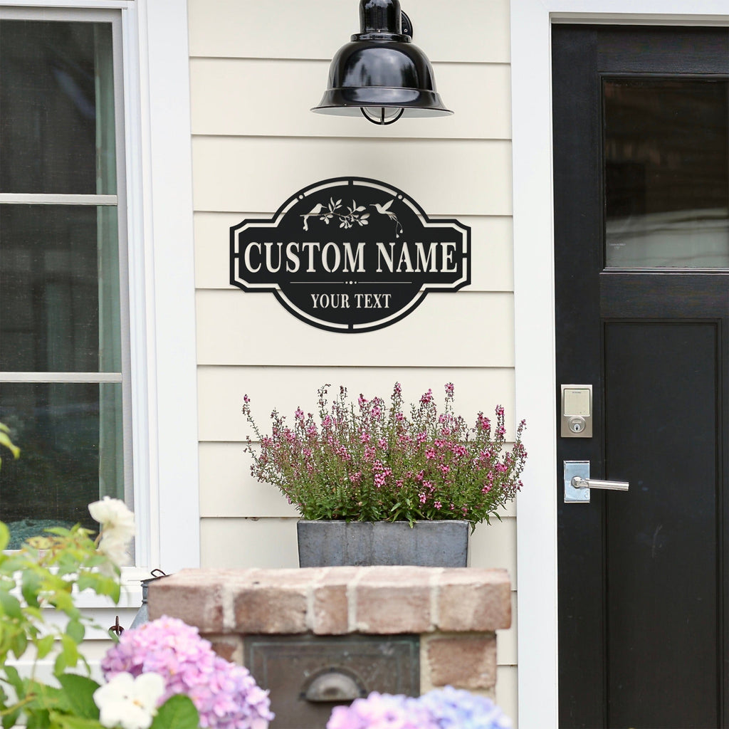 [COL] Home on the Range Oversized Address Plaque - House Number Sign