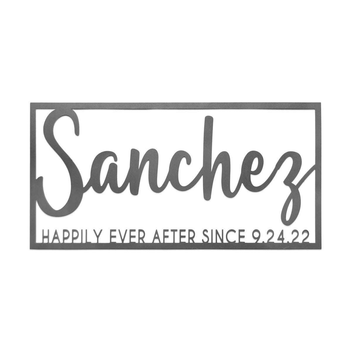 [COL] This is Us Family Name Sign - House Name Sign Metal Wall Decor