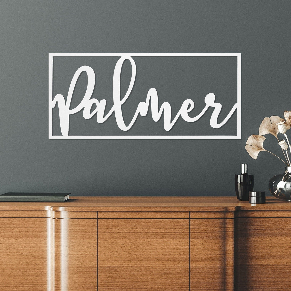[COL] What's in a Name Plaque - 3 Sizes - Personalized Metal Family Name Sign