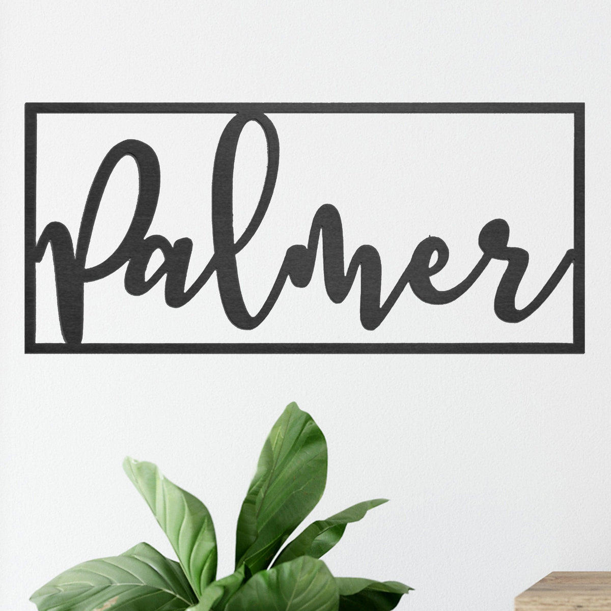 [COL] What's in a Name Plaque - 3 Sizes - Personalized Metal Family Name Sign