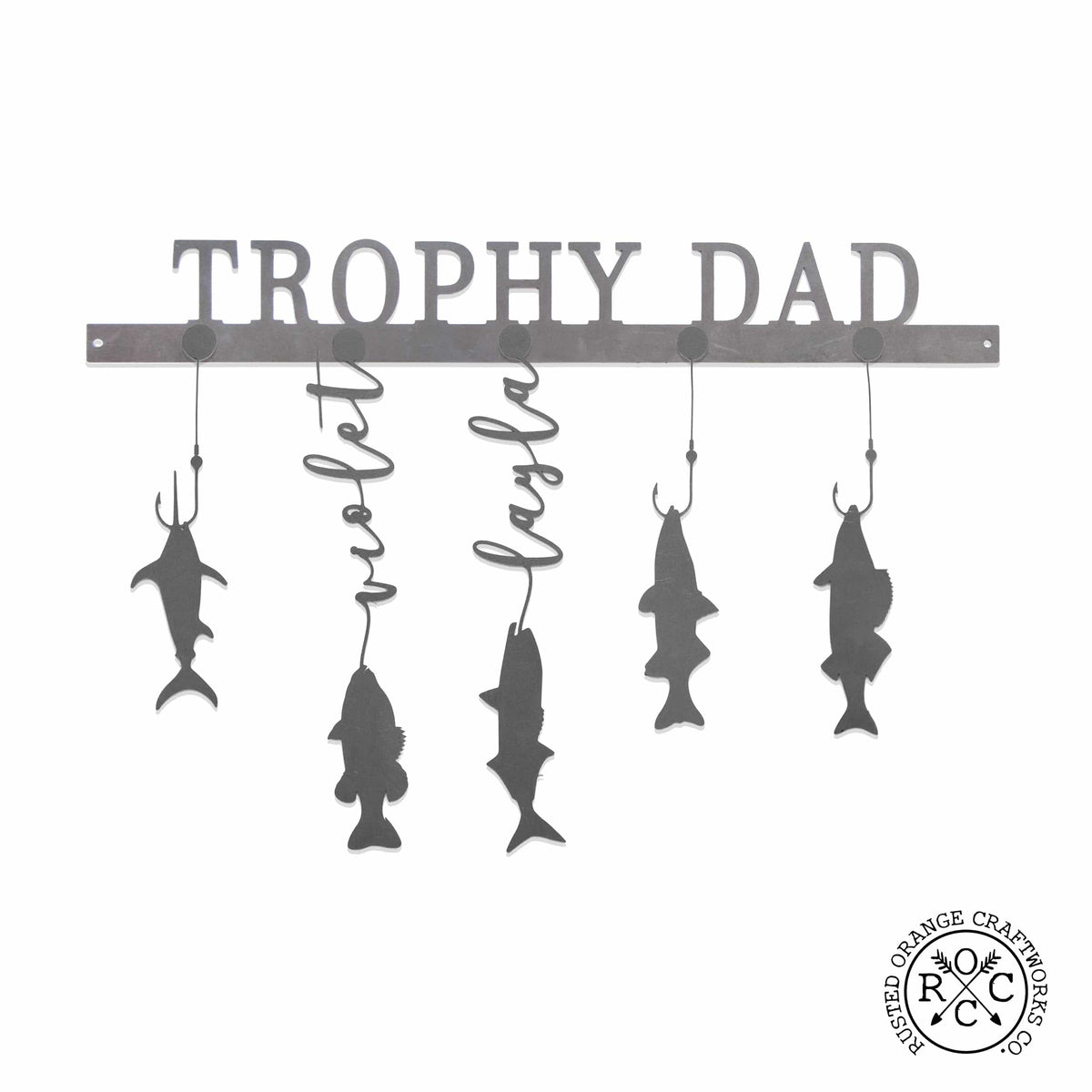 [COL] Reely Great Family Names Fish Sign Personalized - Father's Day, Dad, Grandpa