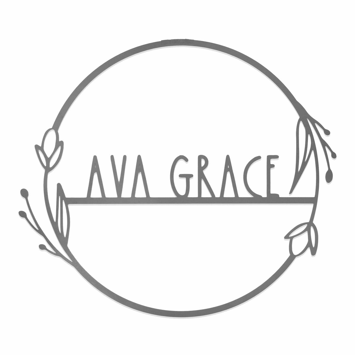 [COL] Flower Shop Collection - Personalized Family Custom Name Wall Sign for Wreath