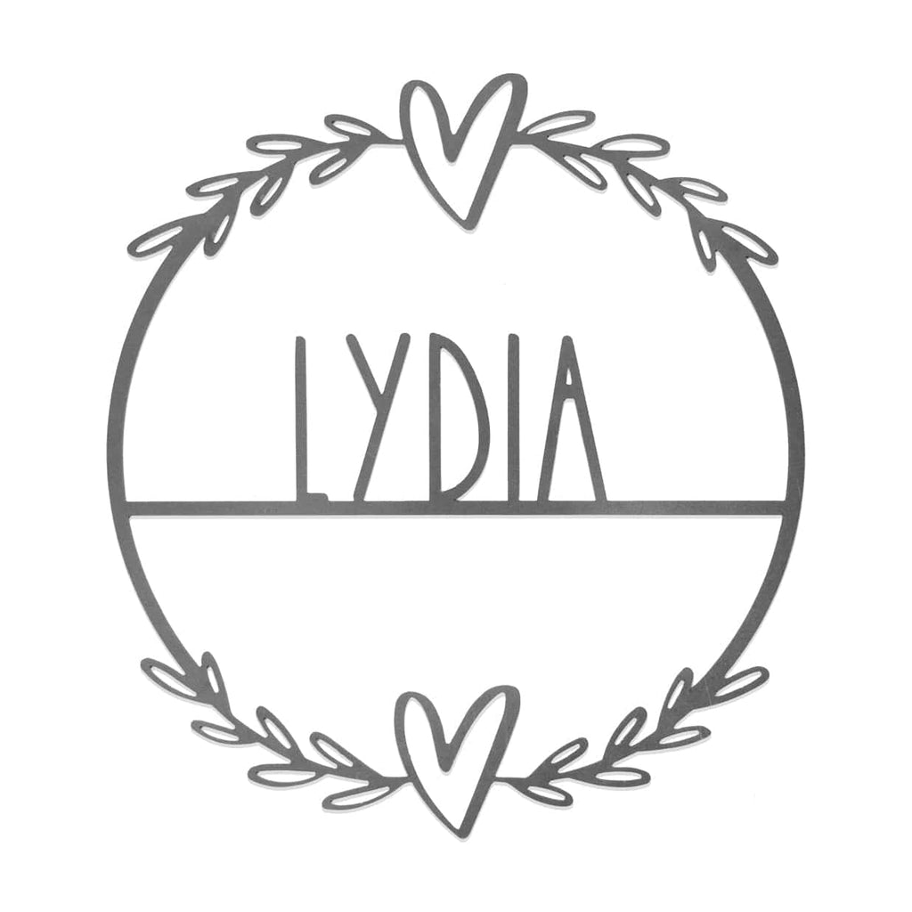 [COL] Flower Shop Collection - Personalized Family Custom Name Wall Sign for Wreath